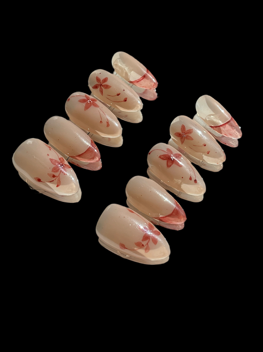 Nude Red Flowers